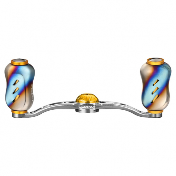 Gomexus Crank Handle w/Titanium Galaxy Knob i gruppen Hjul / Tilbehør fiskehjul / Hjul håndsving hos Sportfiskeprylar.se (BS100T22GDX2r)