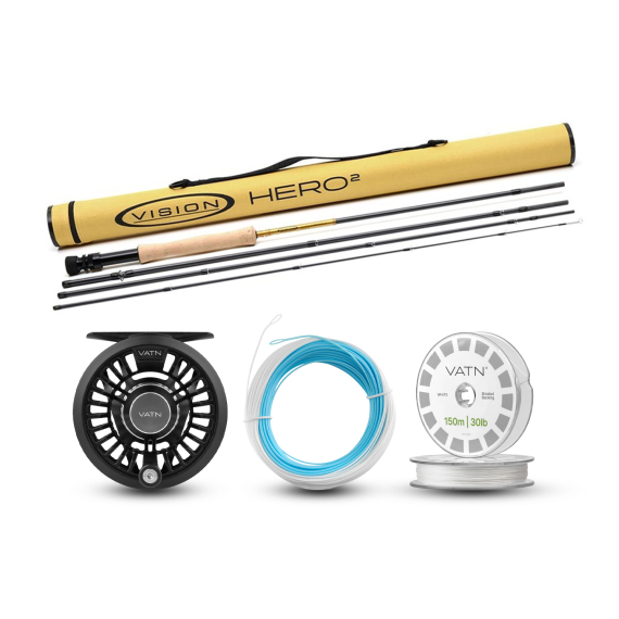 Vision Seatrout HERO² Coastal+ Flugset - 9\' #7 i gruppen Sæt / Fluefiskeri Sæt / Fluefiskesæt til én hånd hos Sportfiskeprylar.se (BUNDLEVHII49072026COASTAL)