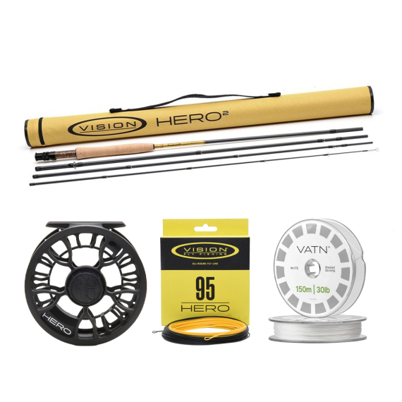 Vision Trout HERO² Flugset 9\'6\'\' - #7 i gruppen Sæt / Fluefiskeri Sæt / Fluefiskesæt til én hånd hos Sportfiskeprylar.se (BUNDLEVHII49672026H95)