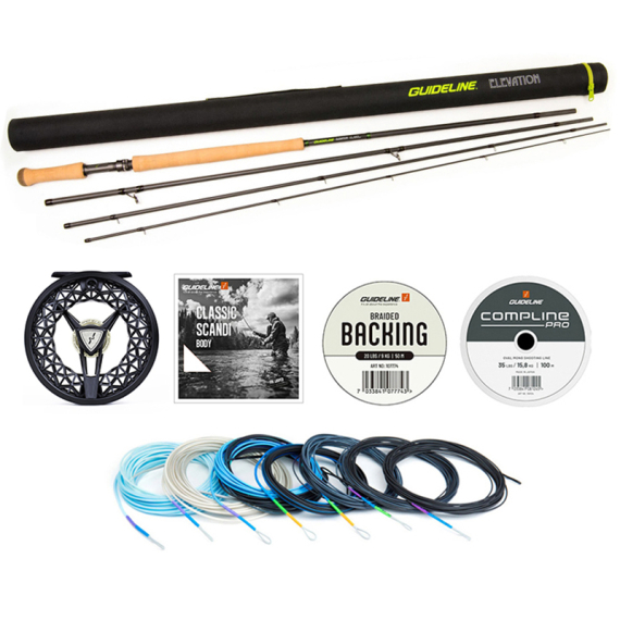 Guideline Elevation Twohanded Fly Combo - 14\' #9/10 i gruppen Sæt / Fluefiskeri Sæt / Fluefiskesæt til to hænder hos Sportfiskeprylar.se (BUNDLE_105325GLDH)