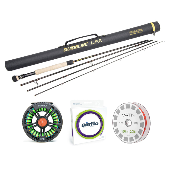 Guideline LPX Predator Streamer Combo - 9\' #6 i gruppen Sæt / Fluefiskeri Sæt / Fluefiskesæt til én hånd hos Sportfiskeprylar.se (BUNDLE_106488GLAIRFLO)