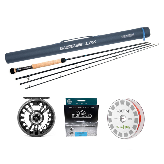 Guideline LPX Coastal / Monic Skyline Fly Combo - 9\' #7 i gruppen Sæt / Fluefiskeri Sæt / Fluefiskesæt til én hånd hos Sportfiskeprylar.se (BUNDLE_107857GLTROPICAL)