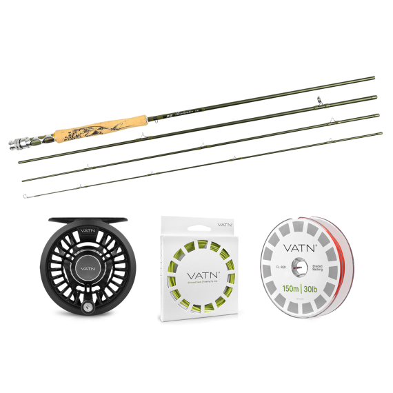 Pool 12 Accelerator / VATN Dry Fly Fly Combo - 9\' #5 i gruppen Sæt / Fluefiskeri Sæt / Fluefiskesæt til én hånd hos Sportfiskeprylar.se (BUNDLE_20258554FLAR5F)