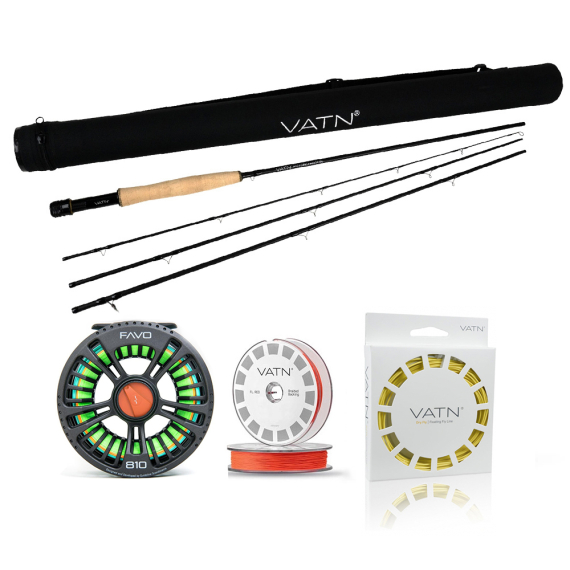 VATN M1 Favo Dry Fly Taper Combo - 9\' #5 i gruppen Sæt / Fluefiskeri Sæt / Fluefiskesæt til én hånd hos Sportfiskeprylar.se (BUNDLE_VATNST95FAVO02)