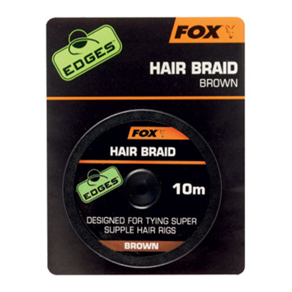 Fox Edges Hair Braid brown 10-pack i gruppen Kroge og endegrej / Rig tilbehør / Andet rigtilbehør hos Sportfiskeprylar.se (CAC565)