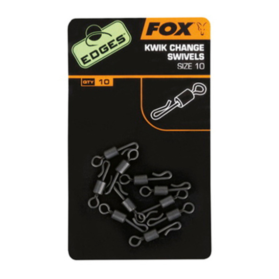 Fox Edges Kwick Change O Ring Swivels i gruppen Kroge og endegrej / Rig tilbehør / Andet rigtilbehør hos Sportfiskeprylar.se (CAC674r)