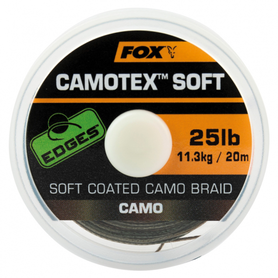 Fox Camotex Soft 20m i gruppen Kroge og endegrej / Ledere og Forfangsmateriale / Forfangsmateriale / Forfangsmateriale multifilament hos Sportfiskeprylar.se (CAC735r)