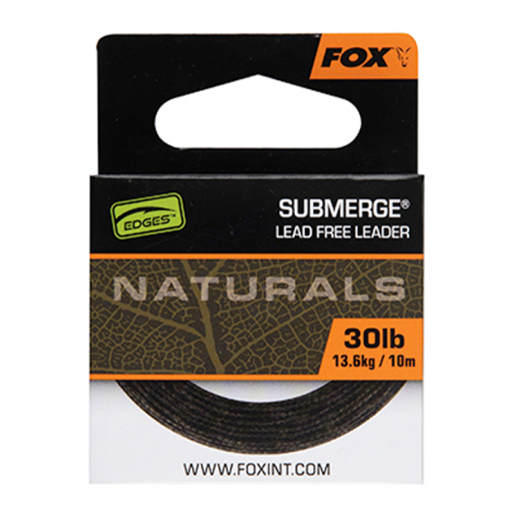 Fox Edges Naturals Submerge Leadfree Leader 10m i gruppen Kroge og endegrej / Ledere og Forfangsmateriale / Forfangsmateriale / Blykerne hos Sportfiskeprylar.se (CAC823r)