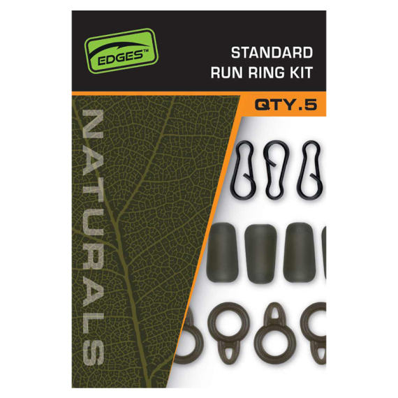 Fox Naturals Standard Run Ring Kit i gruppen Kroge og endegrej / Rig tilbehør / Blyklemmer hos Sportfiskeprylar.se (CAC838)