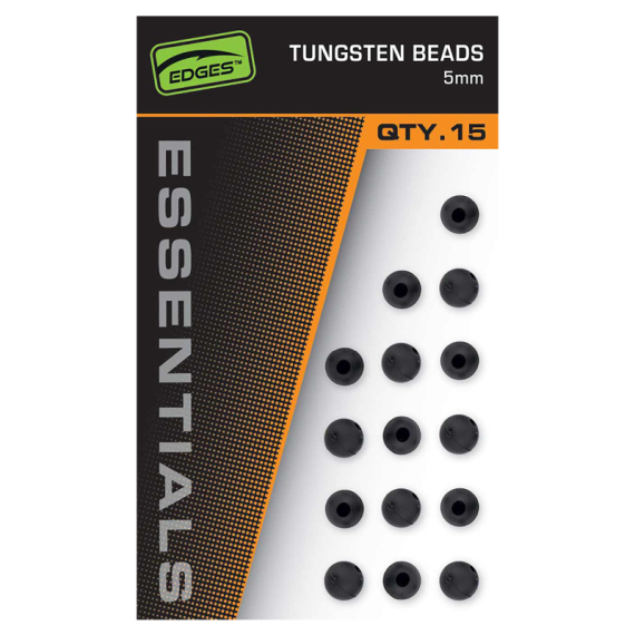 Fox Edges Tungsten Beads - 5mm i gruppen Kroge og endegrej / Rig tilbehør / Flådstoppere hos Sportfiskeprylar.se (CAC865)