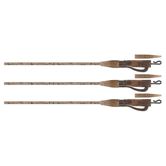 Fox Edges Naturals Tubing Leadclip Ready Rigs Size 7 3pcs i gruppen Kroge og endegrej / Rig tilbehør / Andet rigtilbehør hos Sportfiskeprylar.se (CAC917)