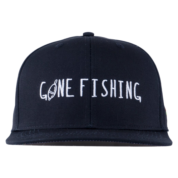 SQRTN Gone Fishing Cap Black i gruppen Beklædning og fodtøj / Kasketter og hovedbeklædning / Kasketter / Caps hos Sportfiskeprylar.se (CAP-047-OSFA)
