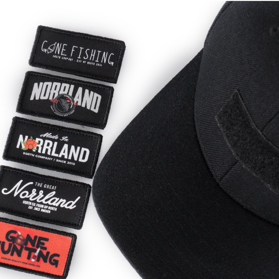 SQRTN Velcro 120 Cap Black i gruppen Beklædning og fodtøj / Kasketter og hovedbeklædning / Kasketter / Trucker caps hos Sportfiskeprylar.se (CAP-190-OSFA)