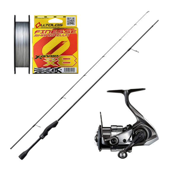 Shimano Cardiff Exlead Competition Small Game Combo i gruppen Sæt / Spinnesæt / Ædelfisk Spinnesæt hos Sportfiskeprylar.se (CARDIFFCOMBO)