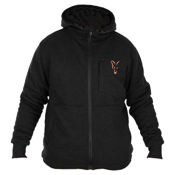 Fox Collection Sherpa Jacket Black & Orange i gruppen Beklædning og fodtøj / Beklædning / Jakker / Fleecejakker hos Sportfiskeprylar.se (CCL275r)