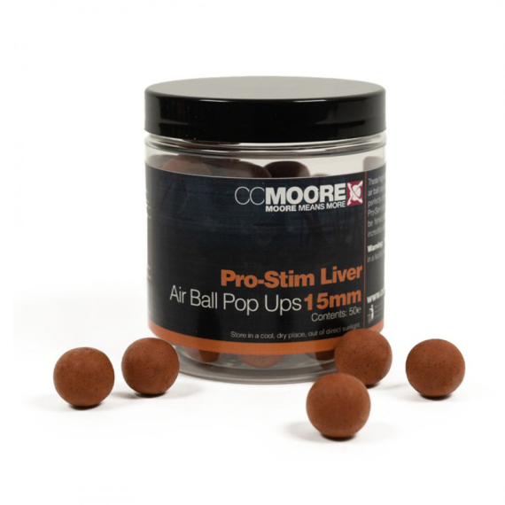 CC Moore Pro-Stim Liver Air Ball Pop Ups i gruppen Madding / Boilies, krogagn og forfoder / Popups & Wafters hos Sportfiskeprylar.se (CCM-90541r)