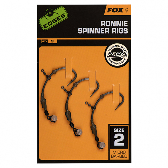 Fox Edges Ronnie Spinner Rigs i gruppen Kroge og endegrej / Færdiglavede rigs / Specimen rigs hos Sportfiskeprylar.se (CCR186r)