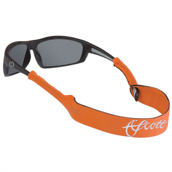 Scott Neoprene Sun Glass Leash Orange Large End i gruppen Beklædning og fodtøj / Briller / Tilbehør solbriller hos Sportfiskeprylar.se (CHUM19LG)