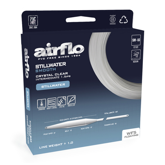 Airflo Delta Clear Intermediate i gruppen Snøre / Flueliner / Enhåndssnøre hos Sportfiskeprylar.se (CL-WF5FI-CLr)