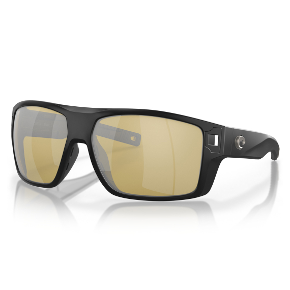 Costa Diego Matte Black - Sunrise Silver Mirror 580G i gruppen Beklædning og fodtøj / Briller / Polaroidbriller hos Sportfiskeprylar.se (CO-DGO11-OSSGLP)