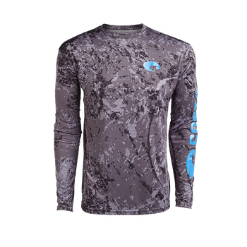 Costa Technical Hexo Camo Gray i gruppen Beklædning og fodtøj / Beklædning / Sweatere hos Sportfiskeprylar.se (CO-TECHHEXOr)