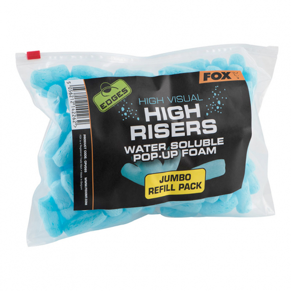 Fox Edges High Visual High Risers Jumbo Refill Pack i gruppen Kroge og endegrej / Rig tilbehør / Baitpoppers hos Sportfiskeprylar.se (CPV085)