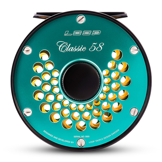 Loop Classic Reel Ported Aurora i gruppen Hjul / Fluehjul og ekstra spoler / Fluehjul hos Sportfiskeprylar.se (CRT5-8PLr)