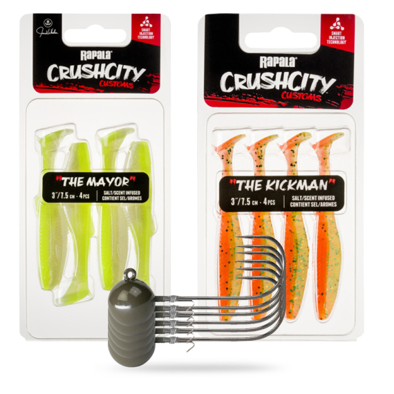 Rapala CrushCity Perch Set i gruppen Madding / Maddingsæt / Maddingsæt aborre hos Sportfiskeprylar.se (CRUSHCITYBORREPAKET)
