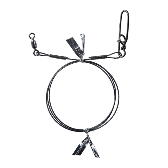 BKK 7x7 HD Wire leader (Pike Snap) i gruppen Kroge og endegrej / Ledere og Forfangsmateriale / Færdiglavede forfang / Stål- og wireforfang hos Sportfiskeprylar.se (D-BC-0233r)
