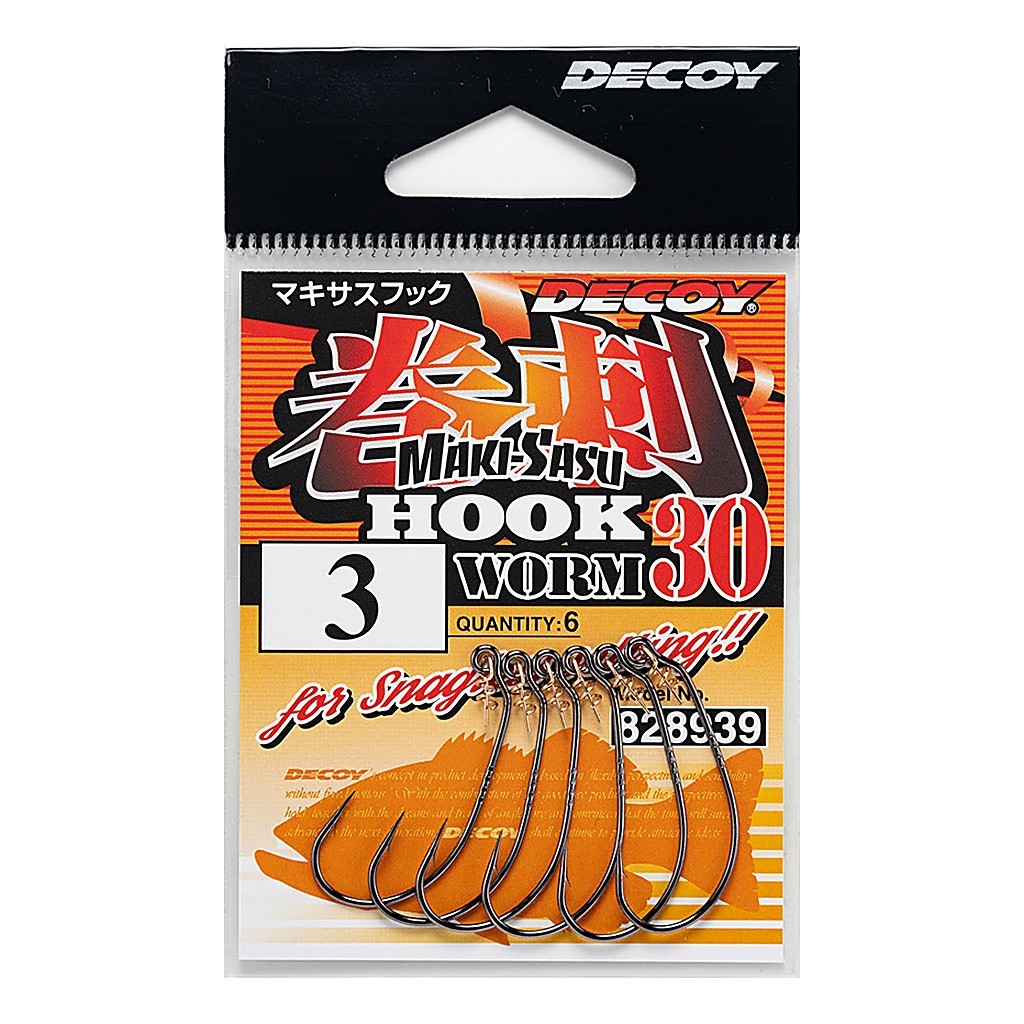 Decoy Worm30 Makisasu i gruppen Kroge og endegrej / Kroge / Offset kroge hos Sportfiskeprylar.se (D829035r)