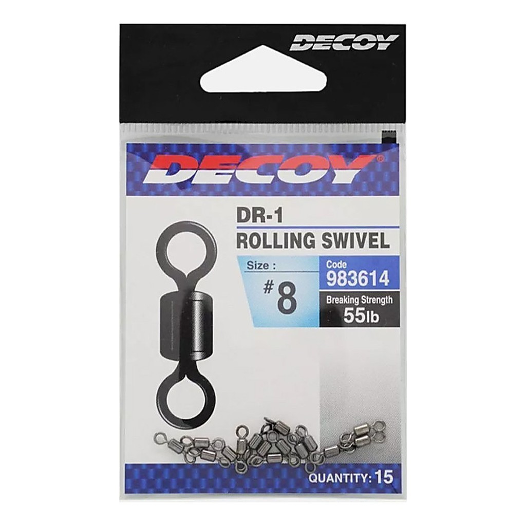 Decoy DR-1 Rolling Swivel i gruppen Kroge og endegrej / Svirvler / Svirvler hos Sportfiskeprylar.se (D983607r)