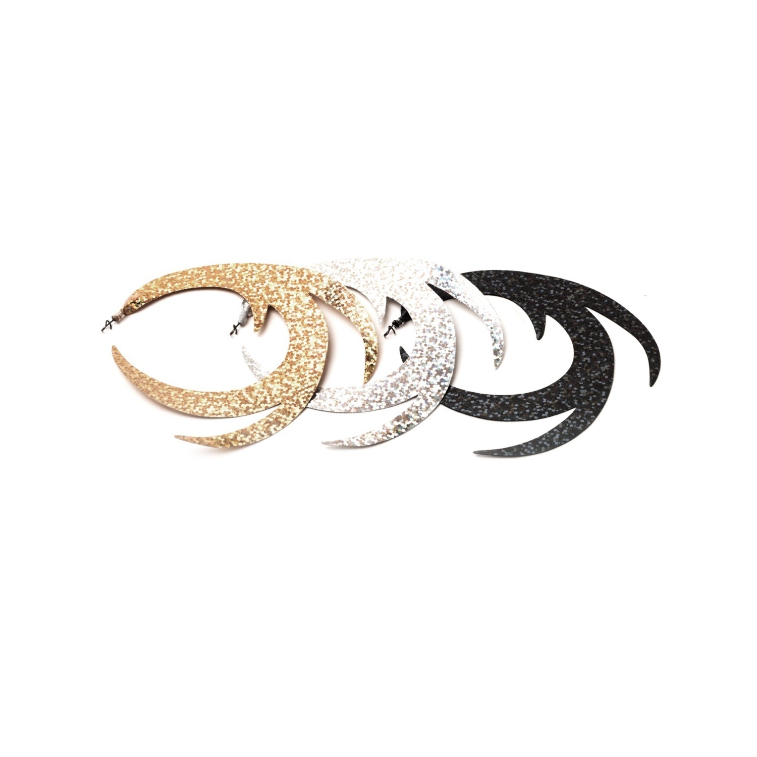 Ready to go Dragontails XL 3-pack Gold/Silver/Black i gruppen Kroge og endegrej / Fluebinding / Fluebindingsmateriale / Haler hos Sportfiskeprylar.se (DD-D10)