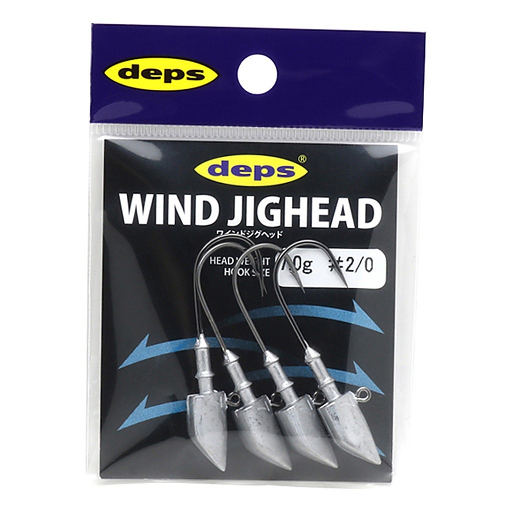 Deps Wind Jig Head i gruppen Kroge og endegrej / Jighoved / Bullet jighoveder hos Sportfiskeprylar.se (DE709207r)