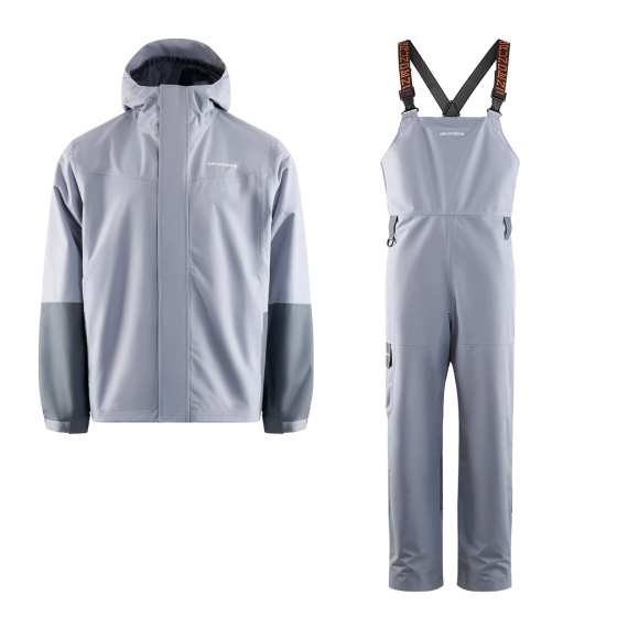 Grundéns Men\'s Deepwater 2L Fishing Jacket & Bib Set Tradewinds i gruppen Beklædning og fodtøj / Beklædning / Fiskedragter hos Sportfiskeprylar.se (DEEPWATERSET)