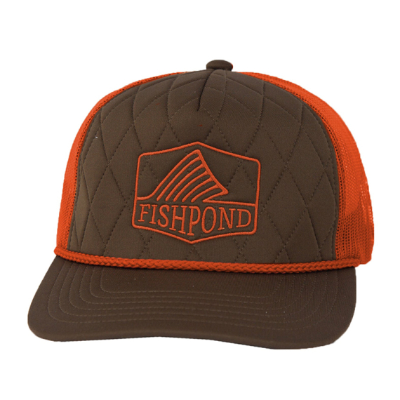 Fishpond Dorsal Fin Quilted Trucker Hat - Campfire i gruppen Beklædning og fodtøj / Kasketter og hovedbeklædning / Kasketter hos Sportfiskeprylar.se (DFQTH-C)