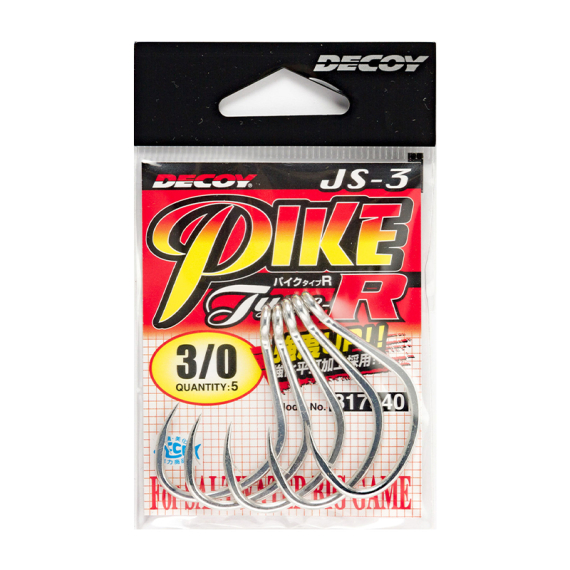 Decoy JS-3 Pike Type R i gruppen Kroge og endegrej / Kroge / Enkeltkroge hos Sportfiskeprylar.se (DJS310r)