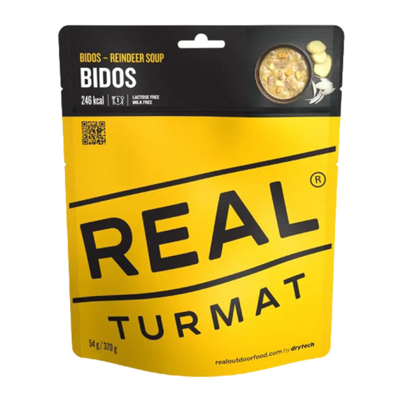 Real Turmat Reindeer Soup i gruppen Outdoor / Lejrmad / Frysetørret mad hos Sportfiskeprylar.se (DT6081)
