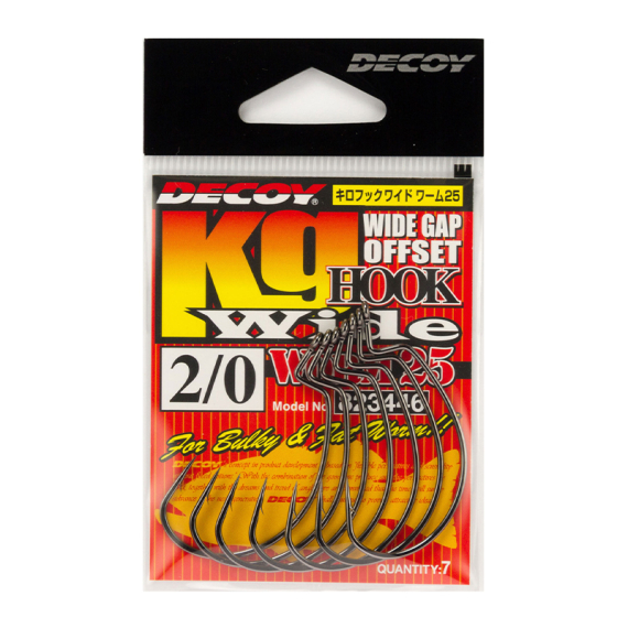Decoy Worm 25kg Hook Wide (7st) i gruppen Kroge og endegrej / Kroge / Offset kroge hos Sportfiskeprylar.se (DW25W20r)