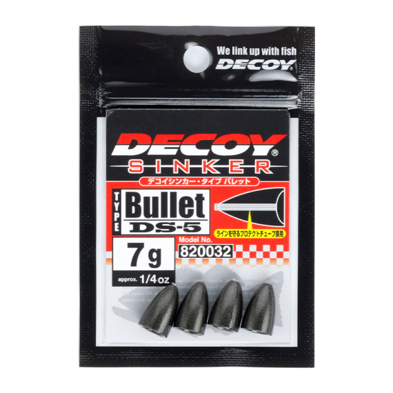 Decoy DS-5 Sinker Type Bullet i gruppen Kroge og endegrej / Synk og lod / Bullet synk hos Sportfiskeprylar.se (DY-DS6TBr)