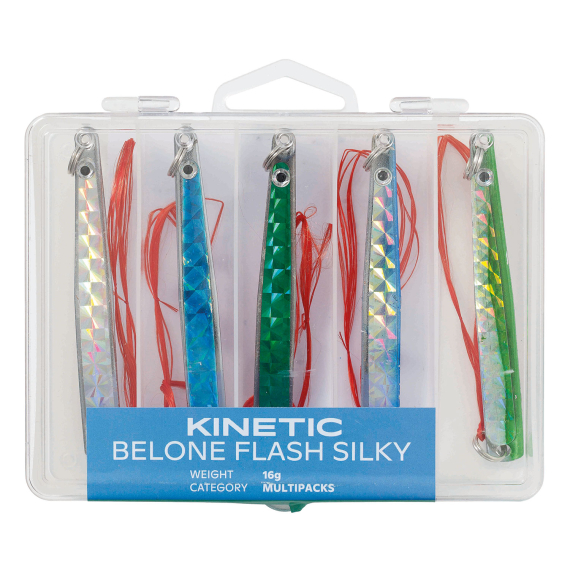 Kinetic Belone Flash Silky 20g (5pcs) i gruppen Madding / Havørred madding og kystwoblere / Havørred madding hos Sportfiskeprylar.se (E129-010-163)