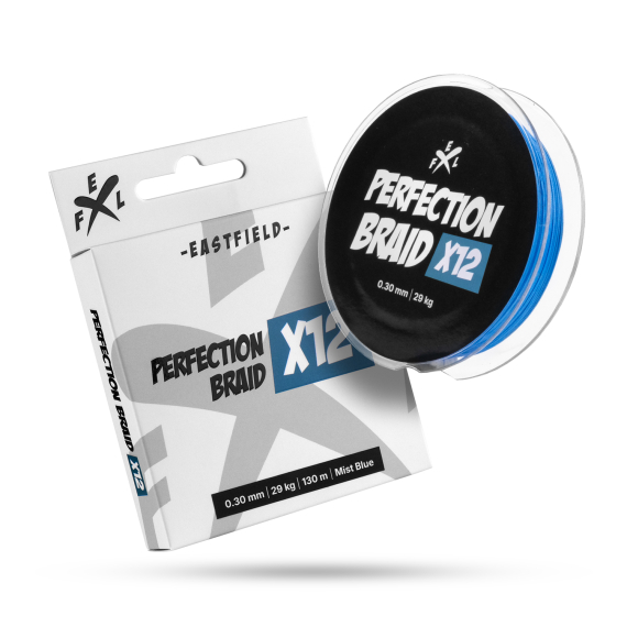Eastfield Perfection Braid X12 Mist Blue 130m i gruppen Snøre / Multifilament hos Sportfiskeprylar.se (EFL-PB12MB10r)