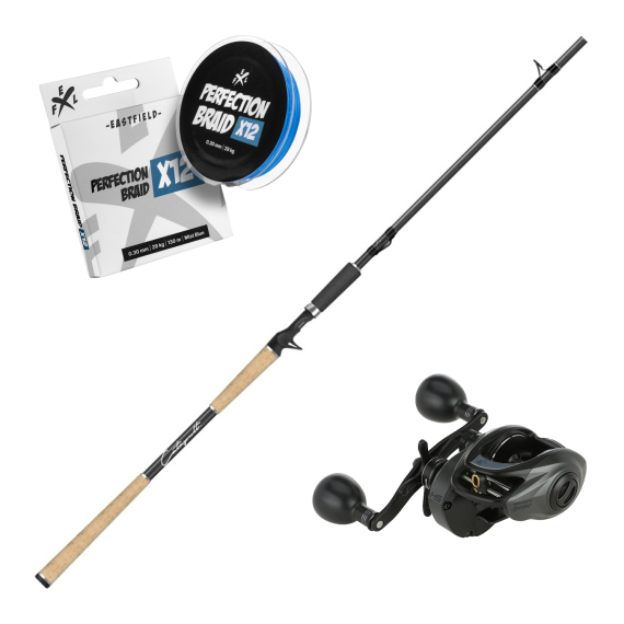 Eastfield Catapult V2 Casting Combo 8\'2\'\' 50-150g i gruppen Sæt / Kastesæt / Baitcastersæt Gedde hos Sportfiskeprylar.se (EFTCTPBEASTCOMBO)