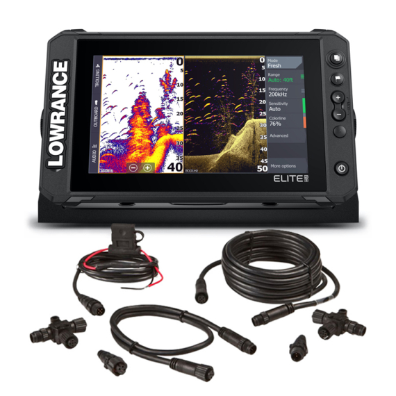 Lowrance Elite FS 9 NMEA 2000 Set i gruppen Bådelektronik / Ekkolod og kortplottere / Ekkolod- og kortplottersæt hos Sportfiskeprylar.se (ELITEFS9NMEASET)
