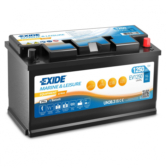 Exide Equip Litium 12V 200Ah i gruppen Bådelektronik / Batterier og opladere / Batterier / Lithiumbatterier hos Sportfiskeprylar.se (EV2500)