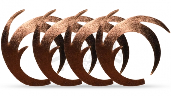 Dragon Tails XL 4-pack, Copper i gruppen Kroge og endegrej / Fluebinding / Fluebindingsmateriale / Haler hos Sportfiskeprylar.se (F-DT4108)