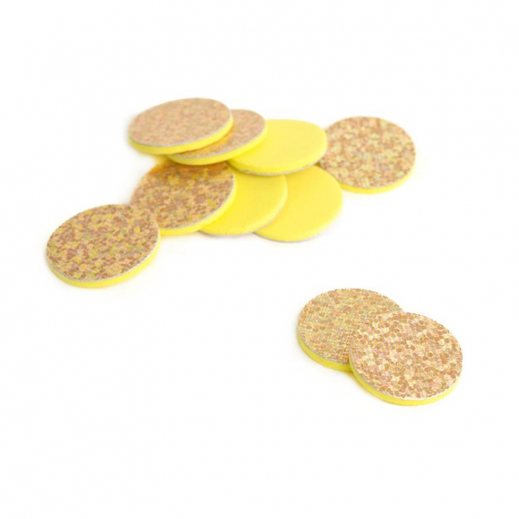 Waterpushing Disc 10-pack - Holo Gold i gruppen Kroge og endegrej / Fluebinding / Fluebindingsmateriale / Poppers og magic heads hos Sportfiskeprylar.se (F-WP100)
