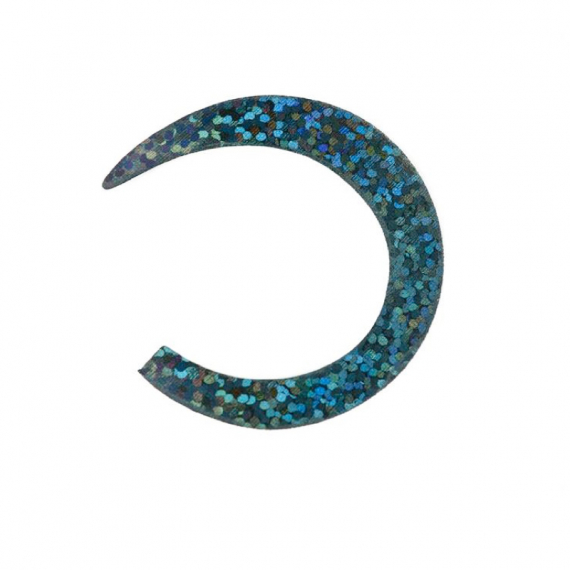 Wiggle Tails M - Holographic Black i gruppen Kroge og endegrej / Fluebinding / Fluebindingsmateriale / Haler hos Sportfiskeprylar.se (F-WT1316)