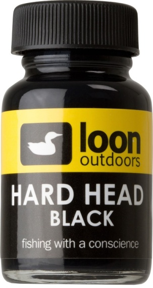 Loon Hard Head Black i gruppen Fiskemetoder / Fluefiskeri / Fluebinding / Fluebindingsmateriale / Kemikalier hos Sportfiskeprylar.se (F0089)