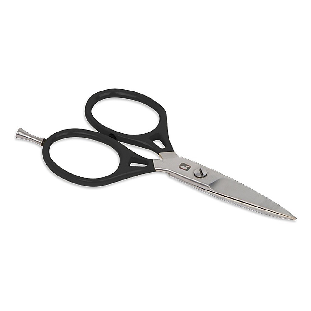 Loon Ergo Prime Scissors 5\'\' w/ Precision Peg - Black i gruppen Udstyr og tilbehør / Tænger og sakse / Snøreklippere og sakse hos Sportfiskeprylar.se (F1956)