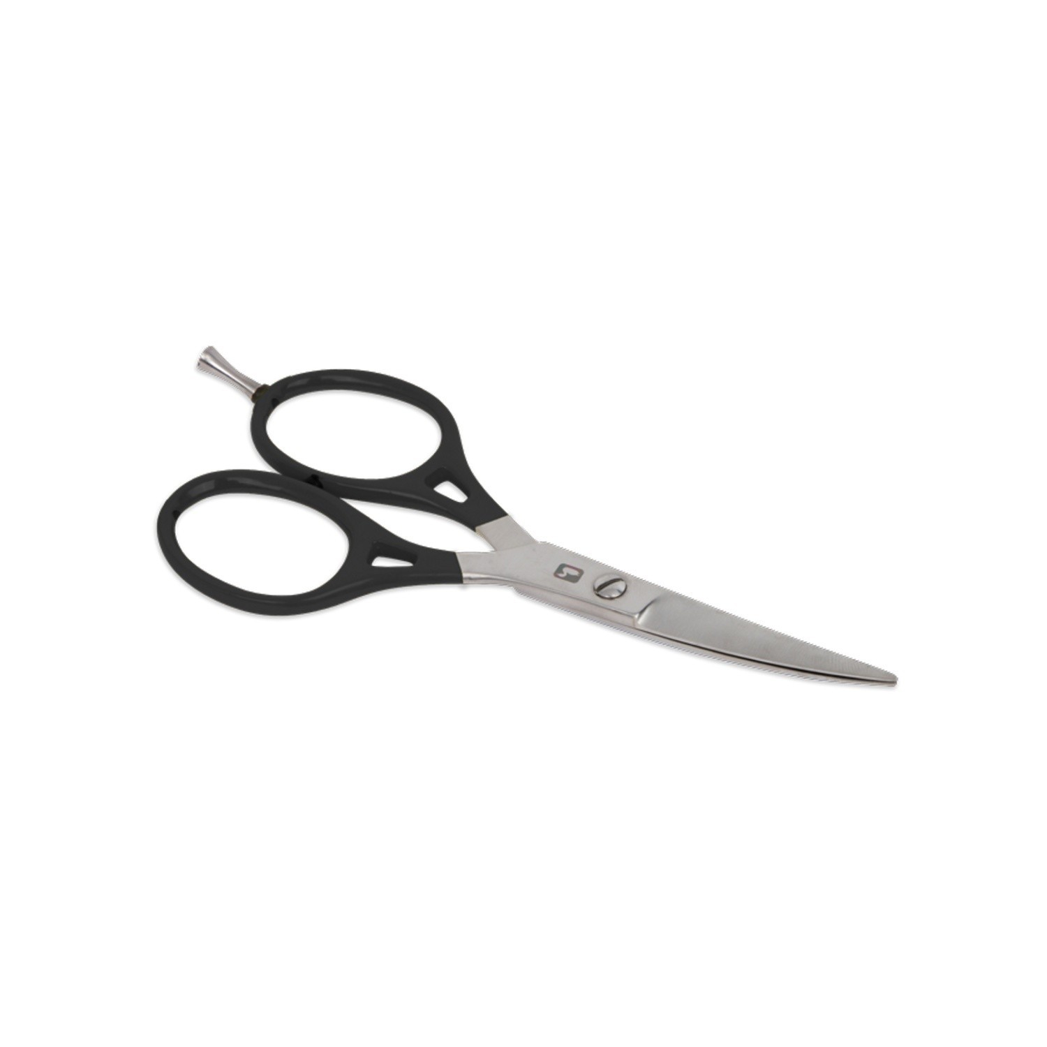 Loon Ergo Prime Curved Shears w/ Precision Peg - Black i gruppen Udstyr og tilbehør / Tænger og sakse / Snøreklippere og sakse hos Sportfiskeprylar.se (F1958)